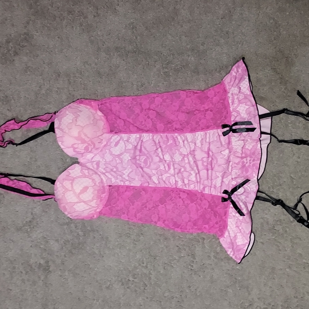 Pink lingerie size small